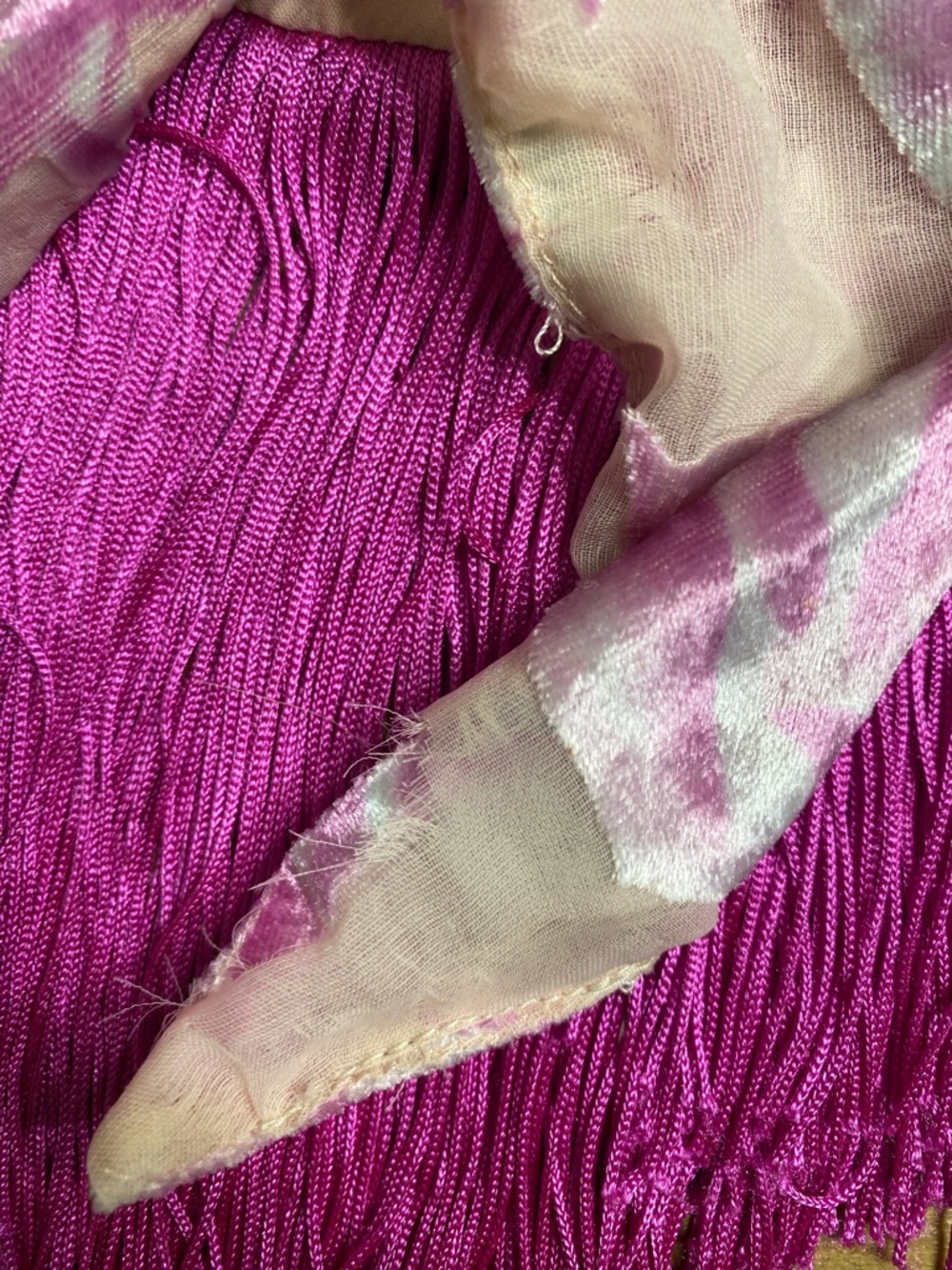 For Love And Lemons Pink Floral Fringe Halter Camisole - Picture 5 of 5